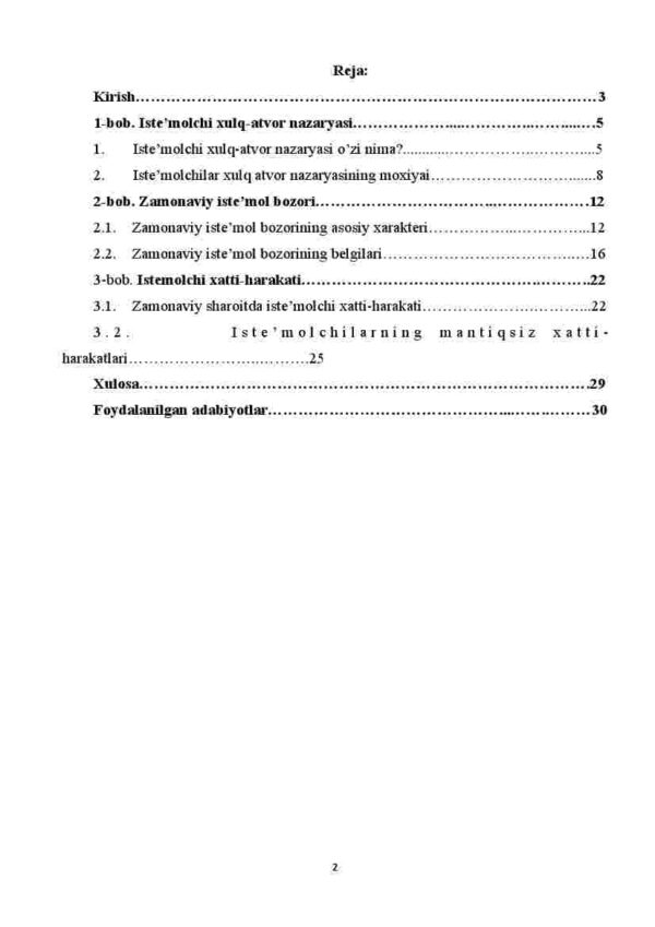 Iste'molchi huquqi nazaryasi: naflilik va uni  maksimallashtirish qoidasi - Image 2