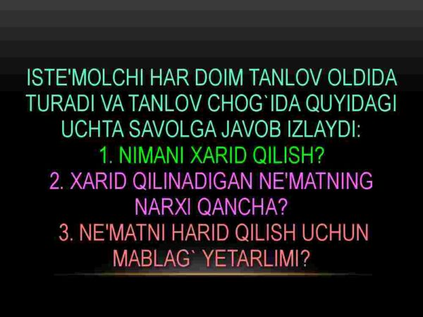 Iste'molchilar hatti-harakati - Image 4