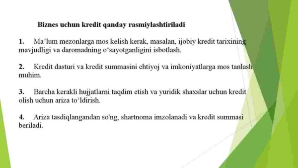 Kichik biznes va xususiy tadbirkorlik sub'ektlariga xizmat ko'rsatuvchi bozor infratuzilmalari - Image 4