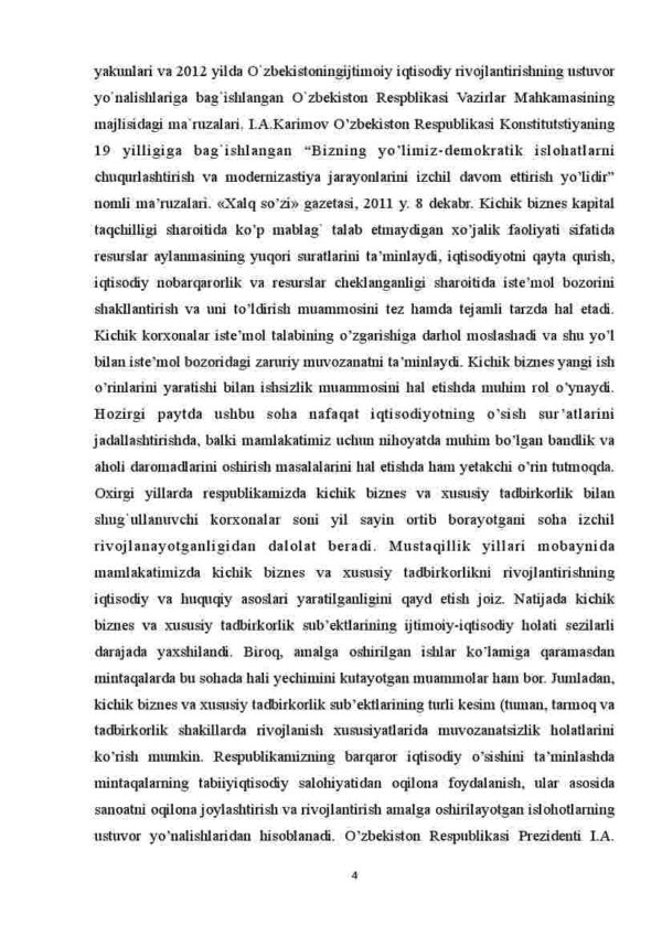Kichik va o'rta biznesni rivojlantirish - iqtisodiy erkinlikni taminlash omili sifatida - Image 4