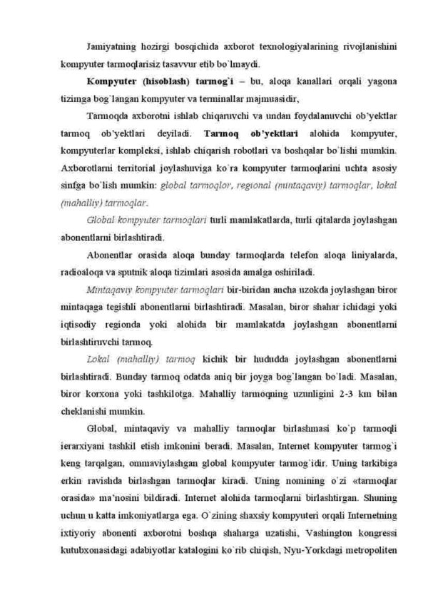 Kompyuter tarmoqlari - Image 2