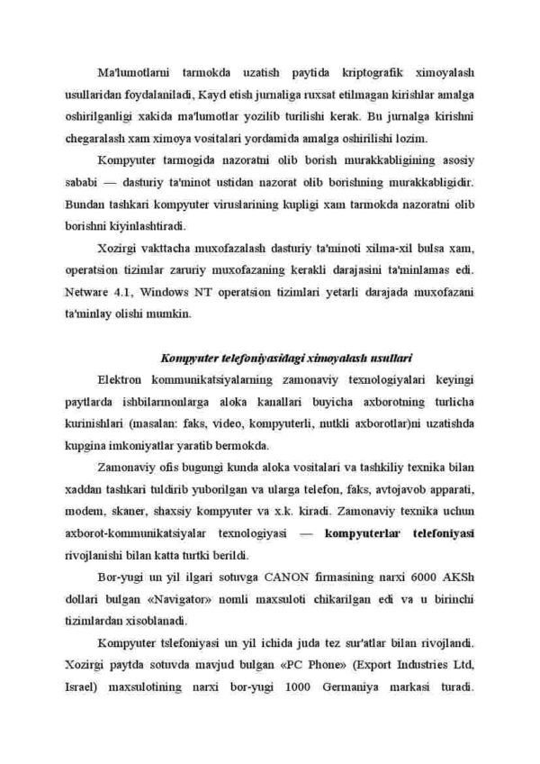 Kompyuter tarmoqlarida ma'lumotlarning tarqalish kanallari - Image 4