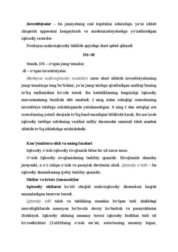 Konyunktura siyosati (fiskal siyosat) - Image 4