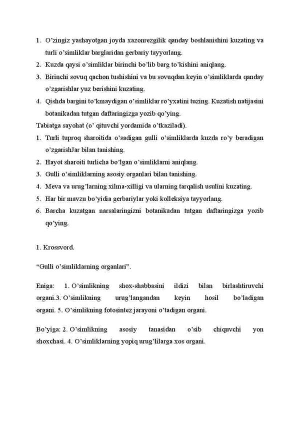 Kuz faslida o'simliklar hayoti - Image 4