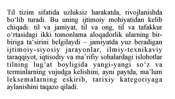 O'zbek tili leksikasida eskirish va yangilanish jarayonlari - Image 3