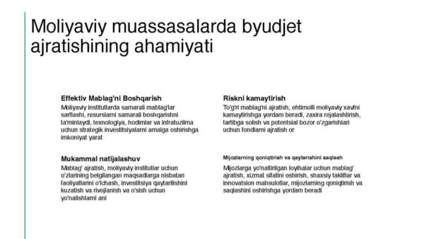 Mablag' egasining o'z mablag'ini sarflash yo'nalishini moumosi - Image 3