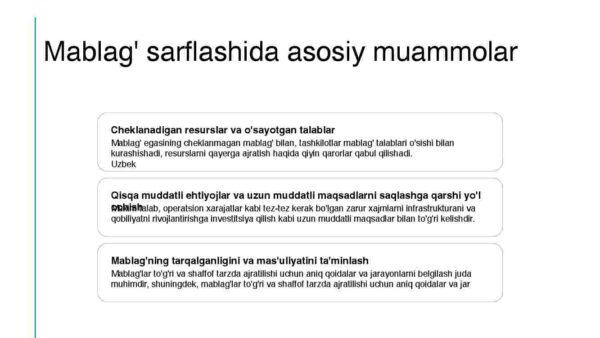 Mablag' egasining o'z mablag'ini sarflash yo'nalishini moumosi - Image 4