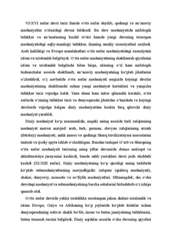 Madaniyatshunоslik va diniy madaniyat - Image 2