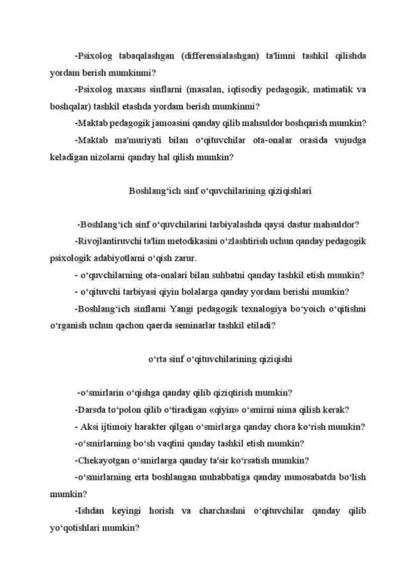 Maktabda psixologik leksiyalarni o'qish - Image 3