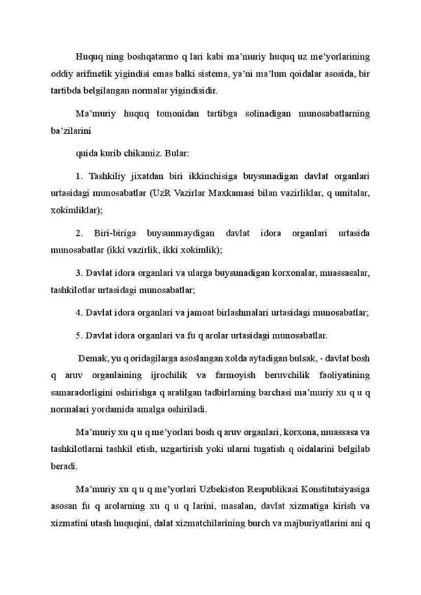Ma'muriy huquq asoslari - Image 3
