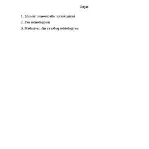 Ma'naviy hayot sotsiologiyasi