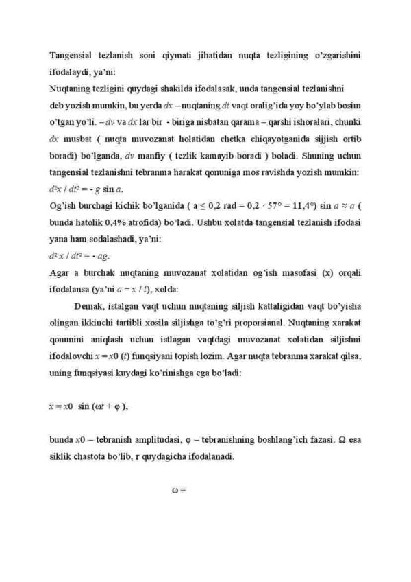 Matematik mayatnik yordamida erkin tushish tezlanishini aniqlash - Image 3