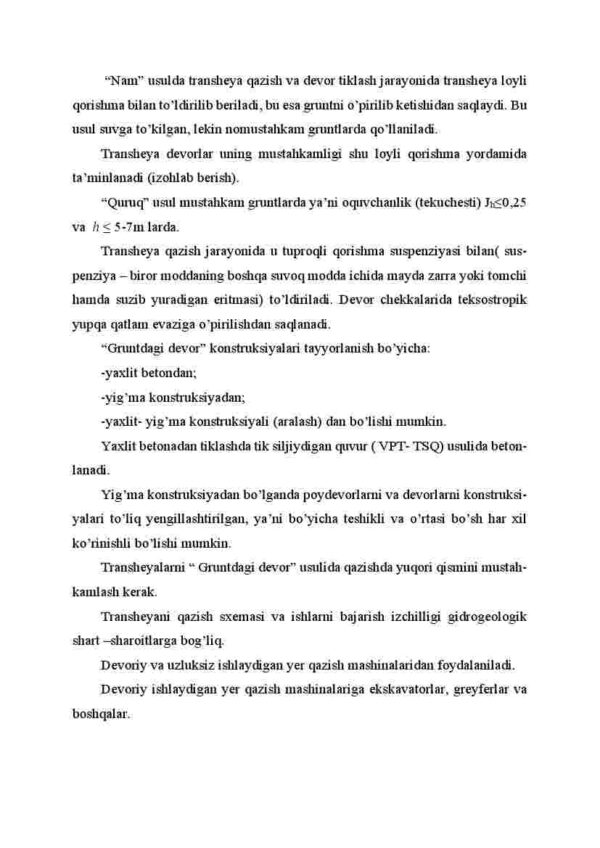 Maxsus inshootlarni barpo etish texnologiyasi - Image 3