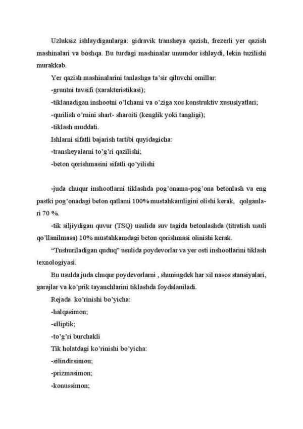 Maxsus inshootlarni barpo etish texnologiyasi - Image 4