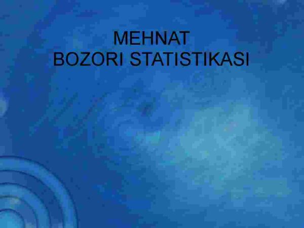 Mehnat bozori statistikasi