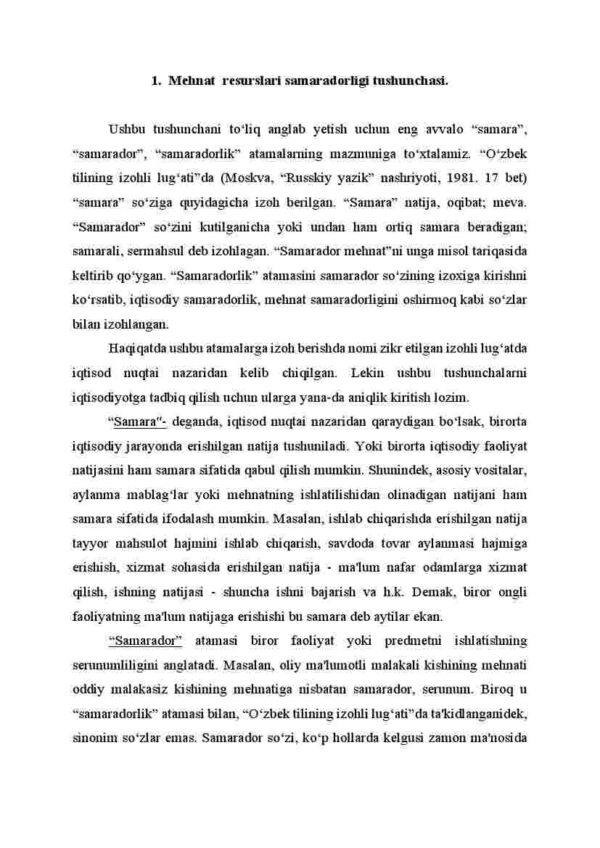 Mehnat resurslaridan foydalanish. Jamiyatning mehnat salohiyati - Image 2