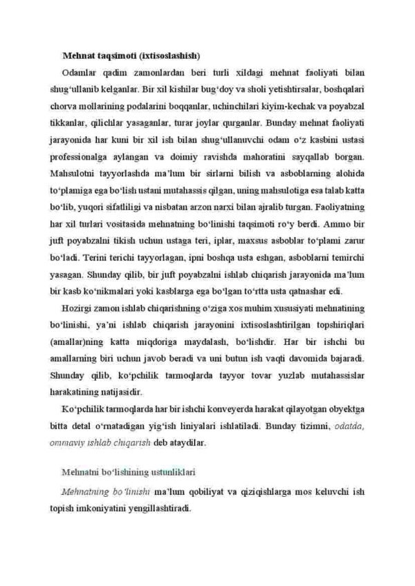Mehnatning bo'linishi - Image 2