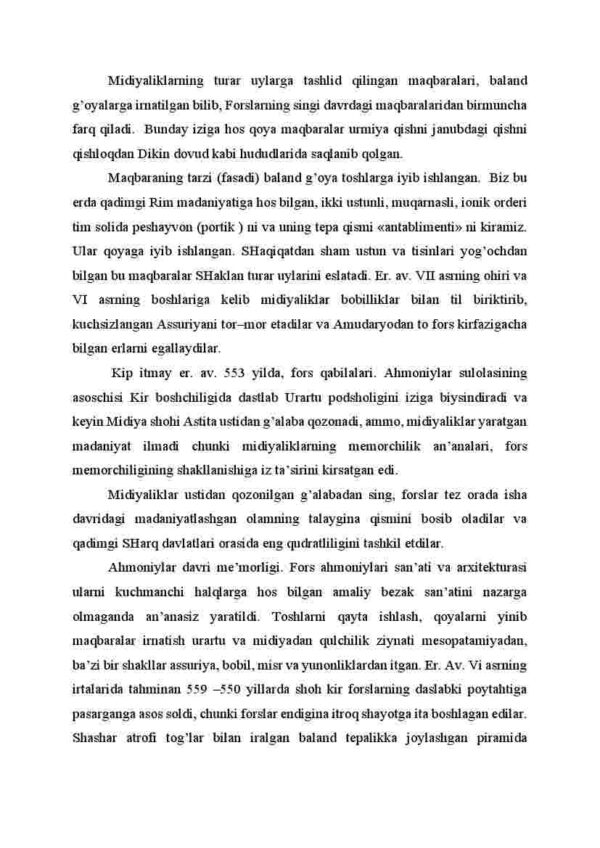Midiya va Eron Ahmoniylari davri arxitekturasi - Image 2