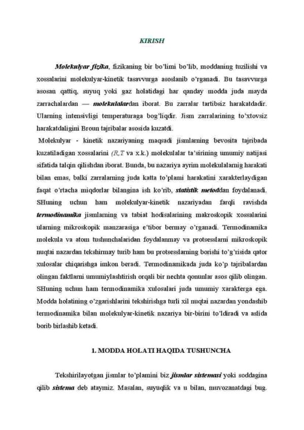 Molekulyar fizika va termodinamika - Image 2