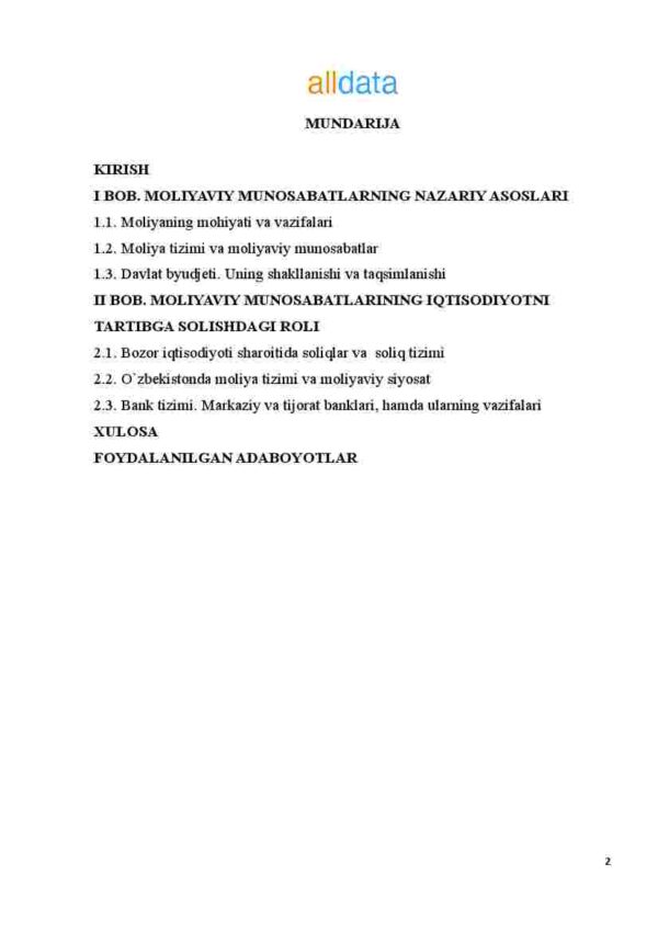 Moliyaviy munosabatlarning jamiyat taraqqiyotidagi o'rni - Image 2