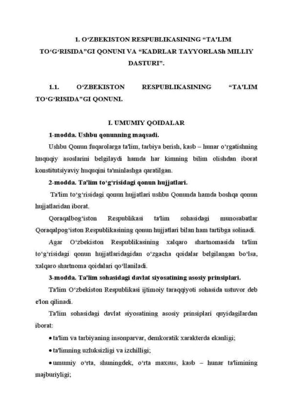 Mustaqil O'zbekistonda ta'lim tizimi - Image 2