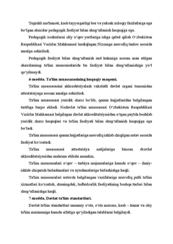 Mustaqil O'zbekistonda ta'lim tizimi - Image 4