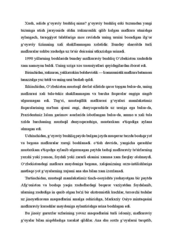 Mustaqillik va mafkuraviy muammolar: g'oyaviy bushliq va zararli g'oyalarning jamiyatimizga ta'siri - Image 4