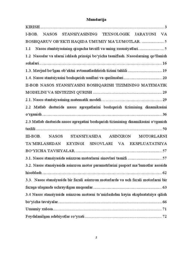 Nasos stansiyalarida qo'llaniladigan elektr motorlarni ishlash sifatni oshirish yo'llari - Image 2