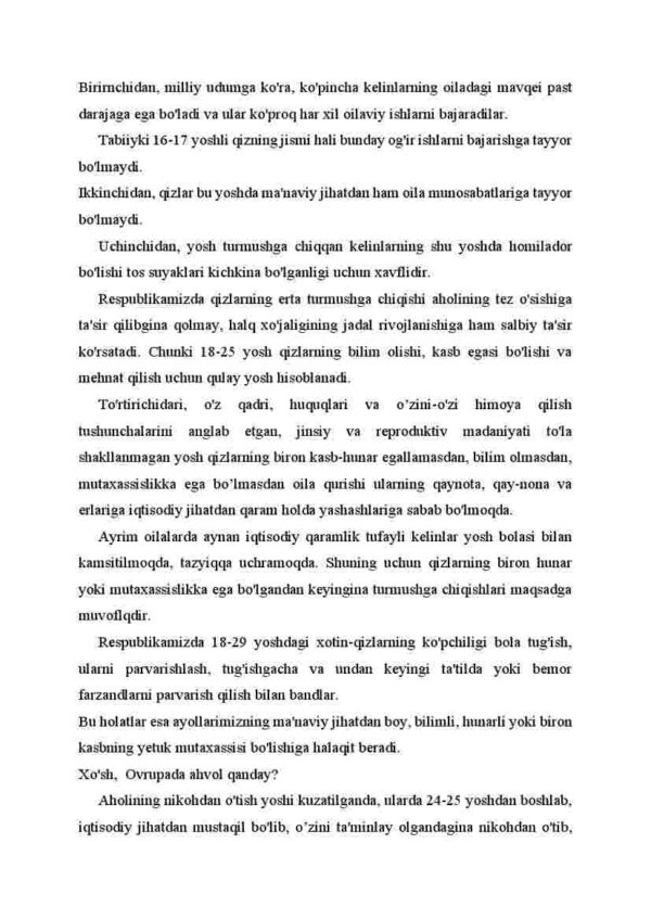 Nikoh oldi omillari va uning bo'lajak oilaga ta'siri - Image 3