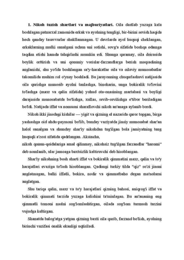 Nikoh, nikoh haqida qur'on va hadislarda - Image 2