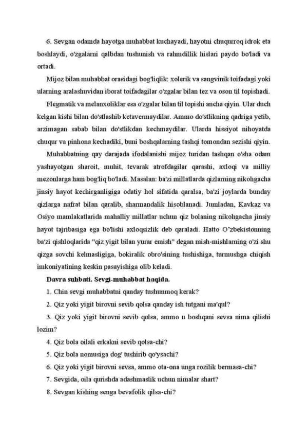 Nikohda muhabbat va mijozning o'rni - Image 3
