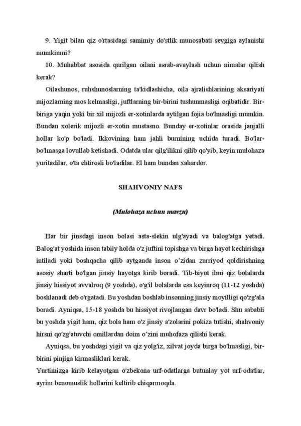 Nikohda muhabbat va mijozning o'rni - Image 4