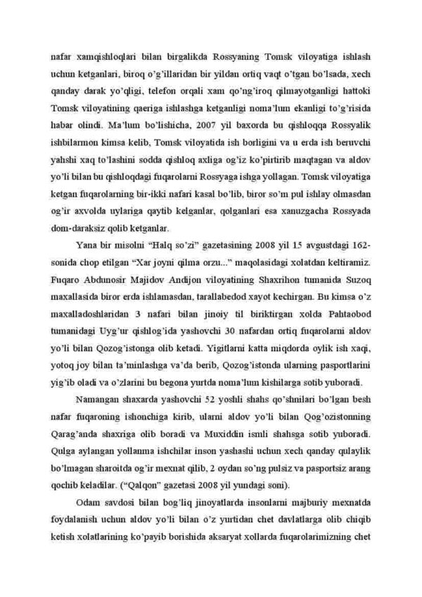 Odam savdosi – qullik balosi - Image 3
