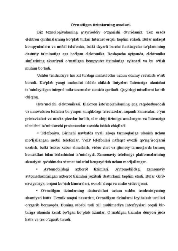 O'rnatilgan tizimlar modellari - Image 4