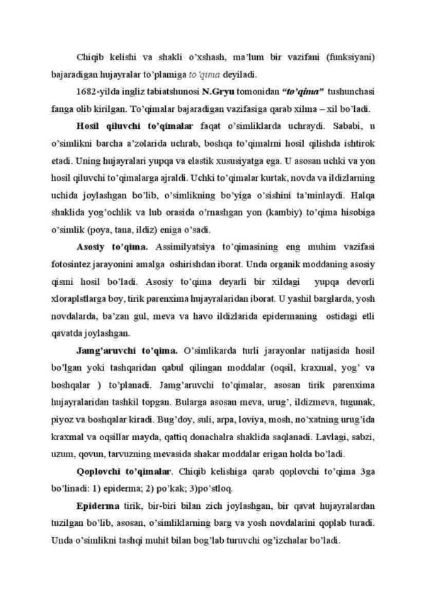 O'simlik to'qimalari - Image 2