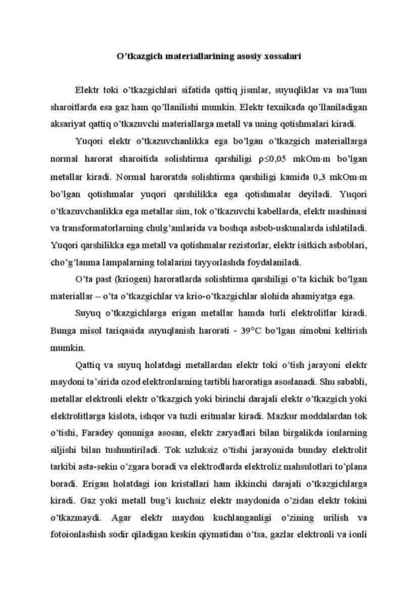 O'tkazgich materiallar - Image 2