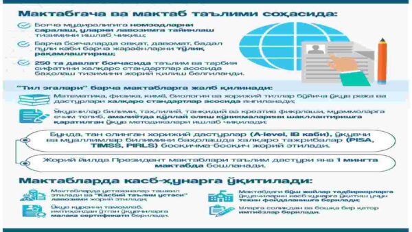 O'zbekiston Respublikasidagi ijtimoiy o'zgarishlar, ma'naviy va madaniy taraqqiyot - Image 4