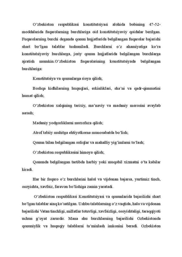 O'zbekiston fuqarolarining huquq va burjlari - Image 2