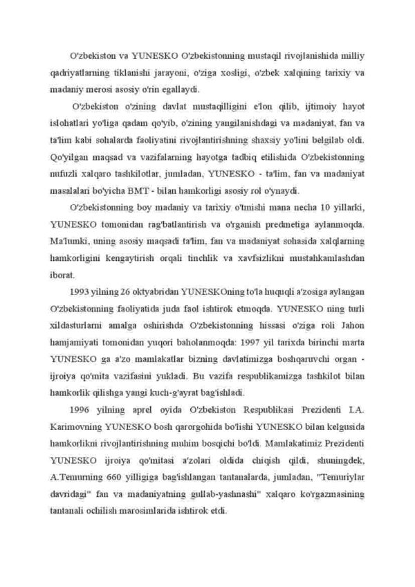 O'zbekiston va YUNESKO - Image 2