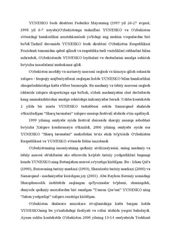O'zbekiston va YUNESKO - Image 4