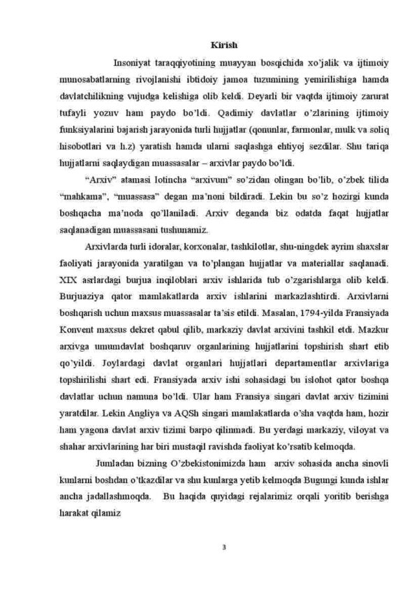 O'zbekistonda arxiv ishi nazariyasi va amaliyoti - Image 3