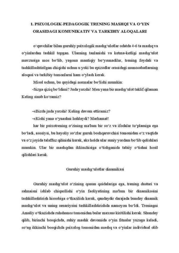 Psixologik – pedagogik trening - Image 2
