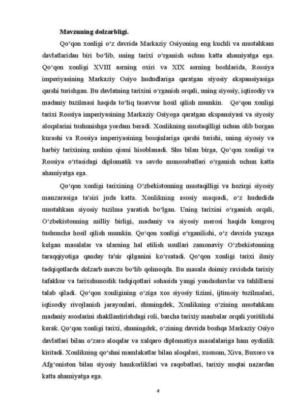 Qo'qon xonligi harbiy ish tarixini o'rganilishi asalalari tarixshunosligi (Mustaqillik davri tarixshunosligida) - Image 4