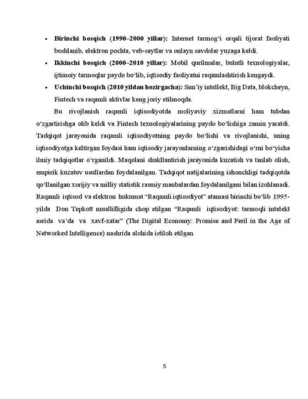 Raqamli iqtisodiyda moliyaviy texnologiyalar (Fintech texnologiyalar) - Image 4