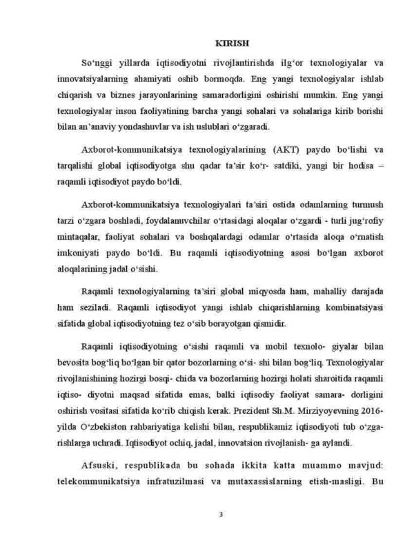 Raqamli iqtisodiyot texnologiyalari - Image 3