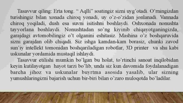 Sanoatda raqamli texnologiyalardan samaralifoydalanish. "Sanoat-4.0" konsepsiyasi - Image 4