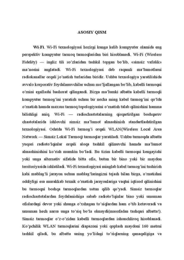 Simsiz aloqa. WiFi va WiMAX - Image 3