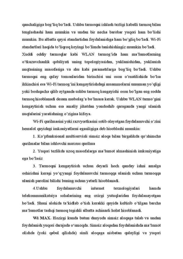Simsiz aloqa. WiFi va WiMAX - Image 4