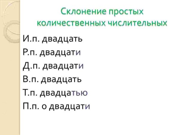 Особенности склонения числительных - Image 4