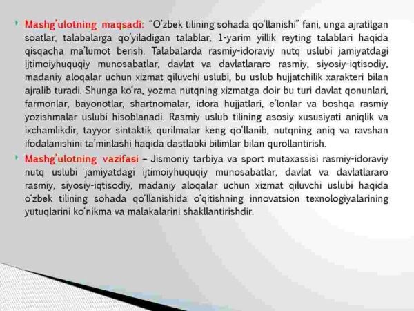 Sohada davlat tilida ish yuritish masalalari - Image 3